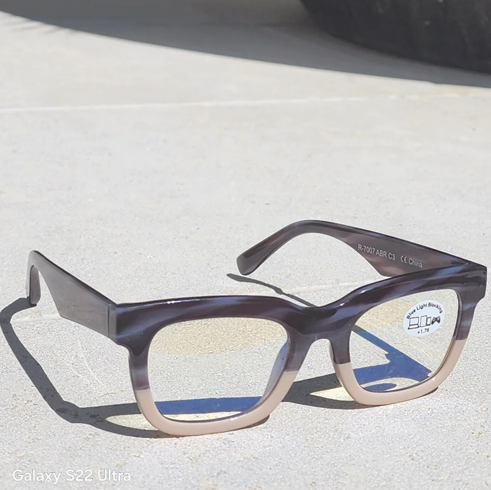 Ryan Simkhai Skylar Women's Midnight Blue Light Blocking Anti-Scratch Readers